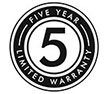 5-Year Warranty